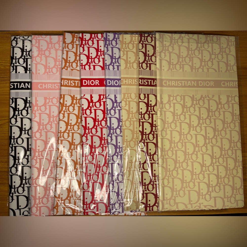 Dior Korean Floral Wrapping Paper